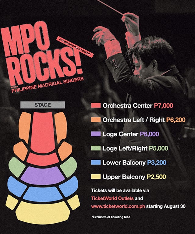 MPO Rocks Seating Chart